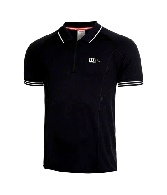 Polo Wlison Bela Negro 2024 - MegaPadelStore