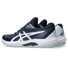 Zapatillas de Padel Asics Game Ff Clay Azul Medianoche Blanco Mujer