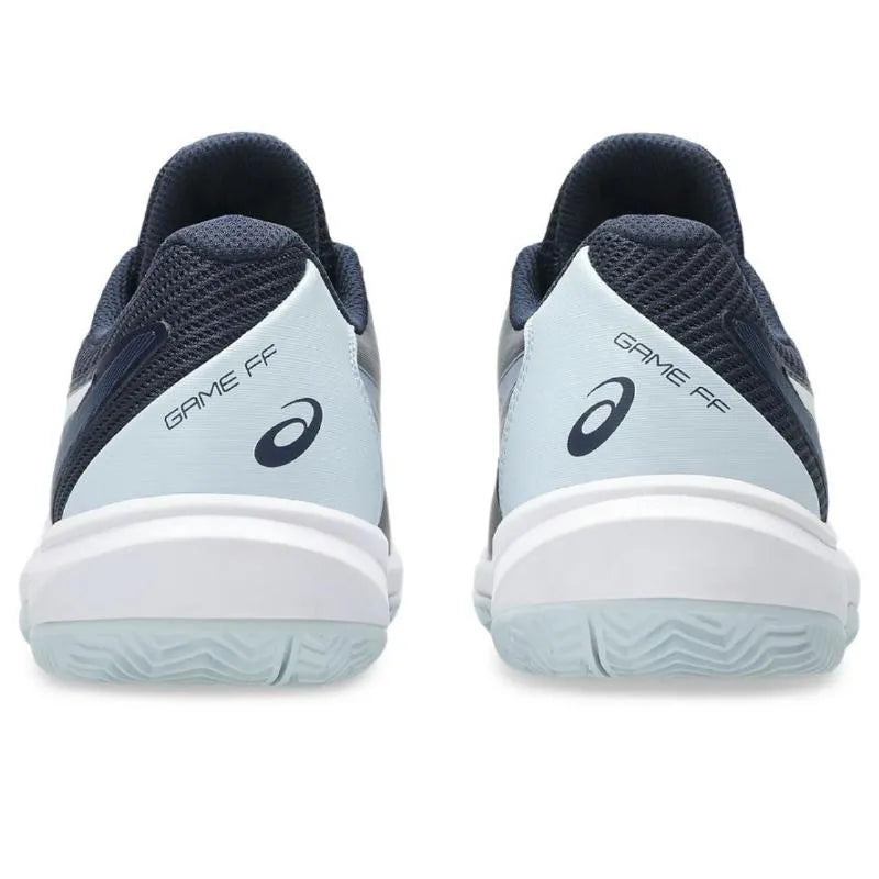 Zapatillas de Padel Asics Game Ff Clay Azul Medianoche Blanco Mujer