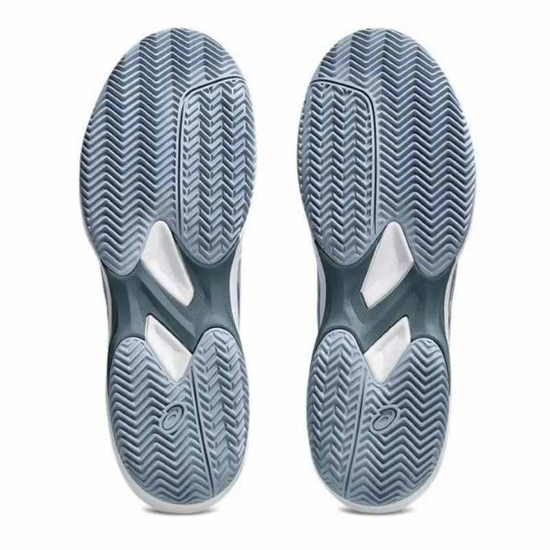 Zapatillas de Padel Asics Game Ff Clay Gris Azul Verde Acero