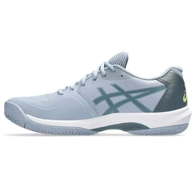 Zapatillas de Padel Asics Game Ff Clay Gris Azul Verde Acero