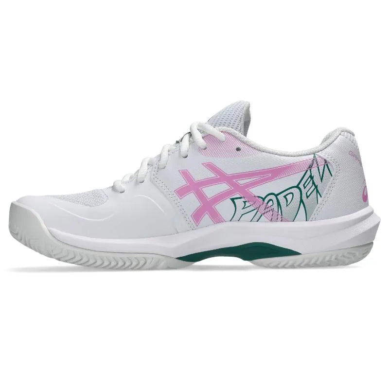 Zapatillas de Padel Asics Game Ff Padel Blanco Rosa Chicle Mujer