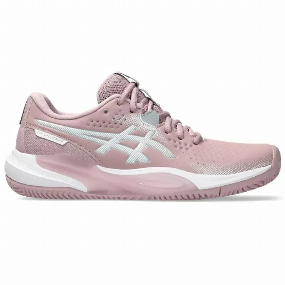Zapatillas de Padel Asics Gel Challenger 15 Clay Rosa Gris Mujer