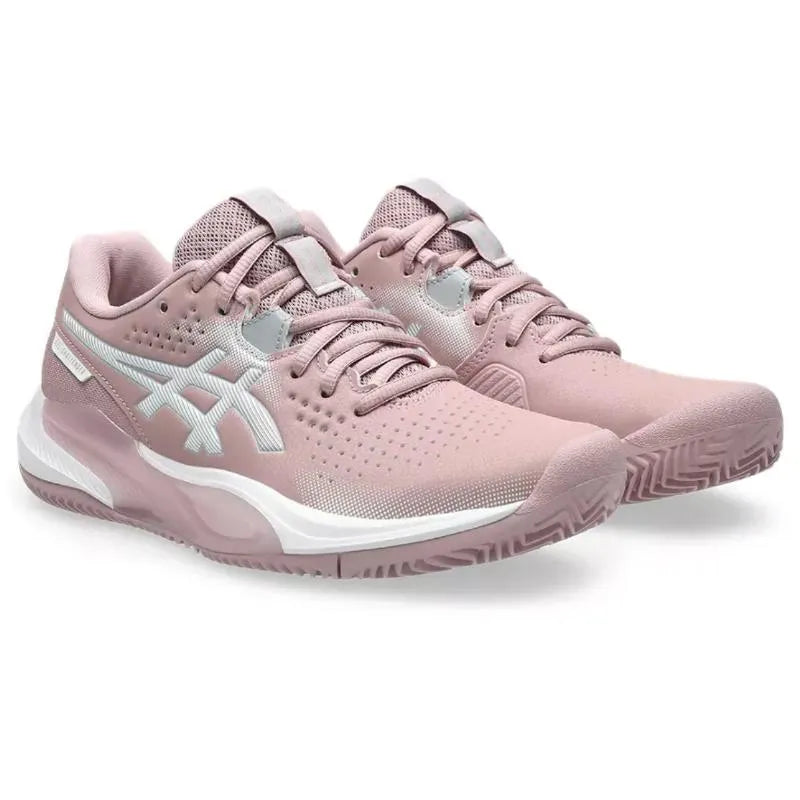 Zapatillas de Padel Asics Gel Challenger 15 Clay Rosa Gris Mujer