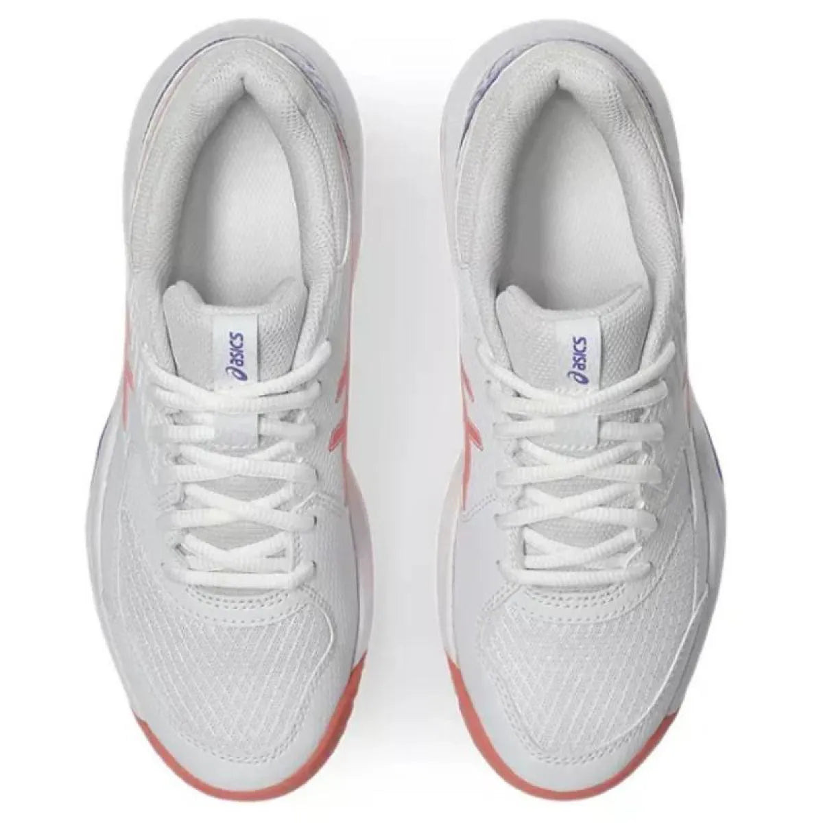 Zapatillas de Padel Asics Gel Dedicate 8 Padel Blanco Rosa Mujer