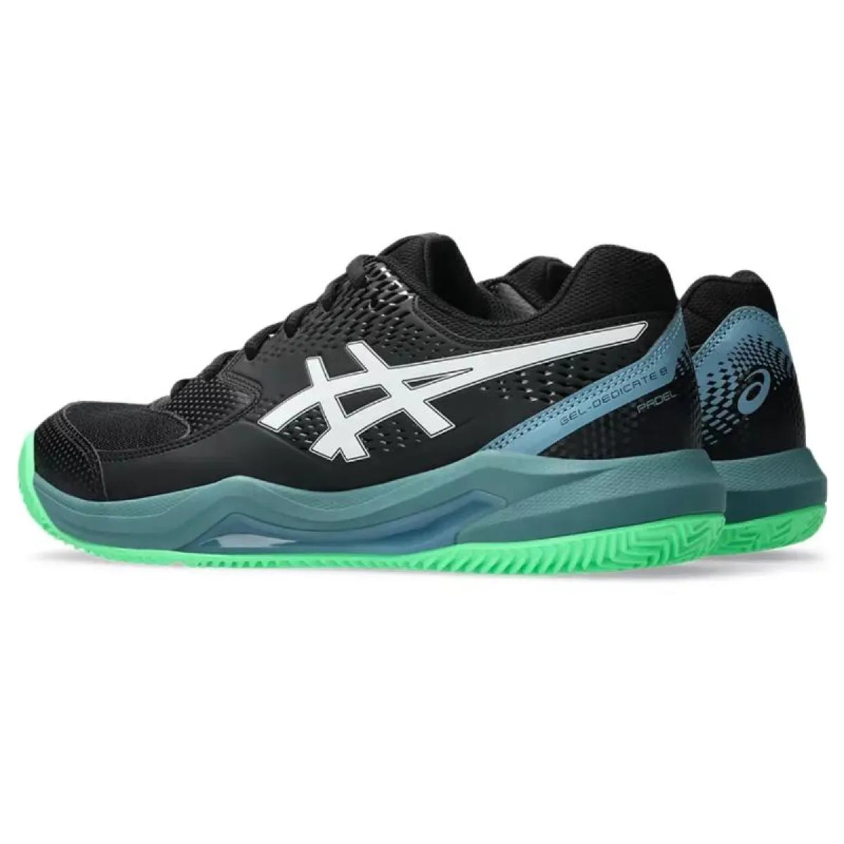 Zapatillas de Padel Asics Gel Dedicate 8 Padel Negro Verde