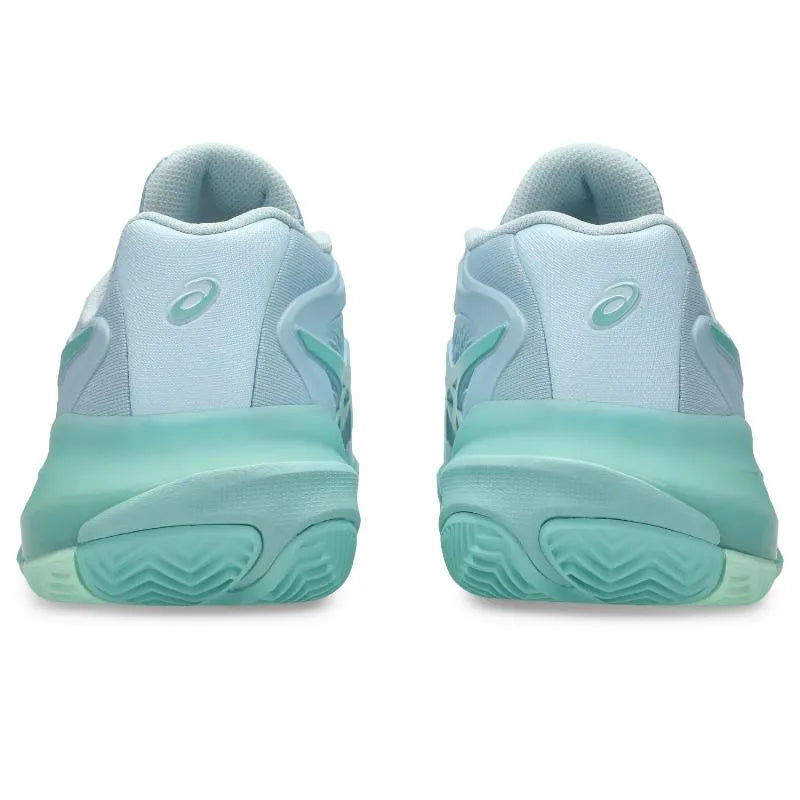 Zapatillas de Padel Asics Gel Resolution X Clay Azul Verde Mujer