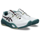 Zapatillas de Padel Asics Gel Resolution X Clay Blanco Granate Oscuro