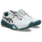 Zapatillas de Padel Asics Gel Resolution X Clay Blanco Granate Oscuro