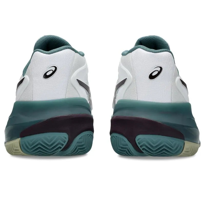 Zapatillas de Padel Asics Gel Resolution X Clay Blanco Granate Oscuro