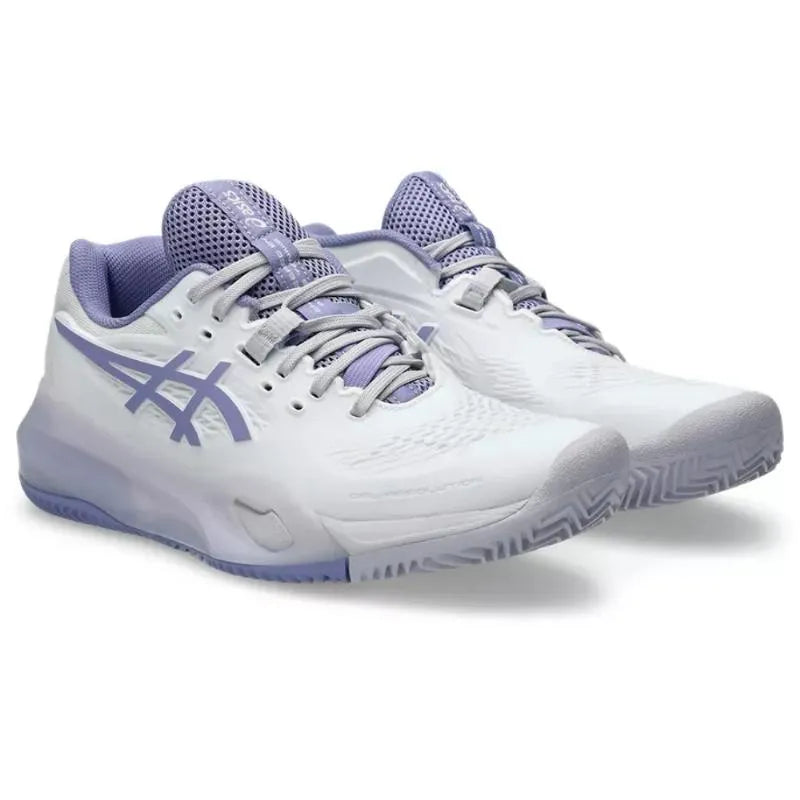 Zapatillas de Padel Asics Gel Resolution X Clay Blanco Lila Mujer