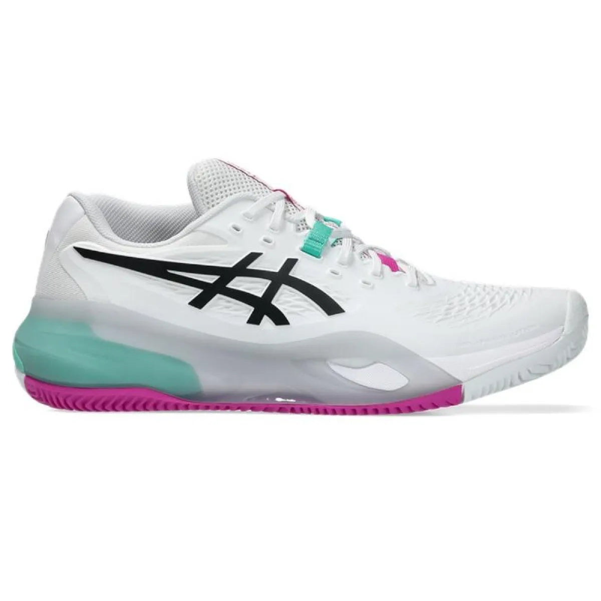 Zapatillas de Padel Asics Gel Resolution X Clay Blanco Verde Aurora