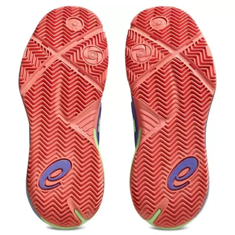 Zapatillas de Padel Asics Gel Resolution X Padel Purpura Verde Mujer