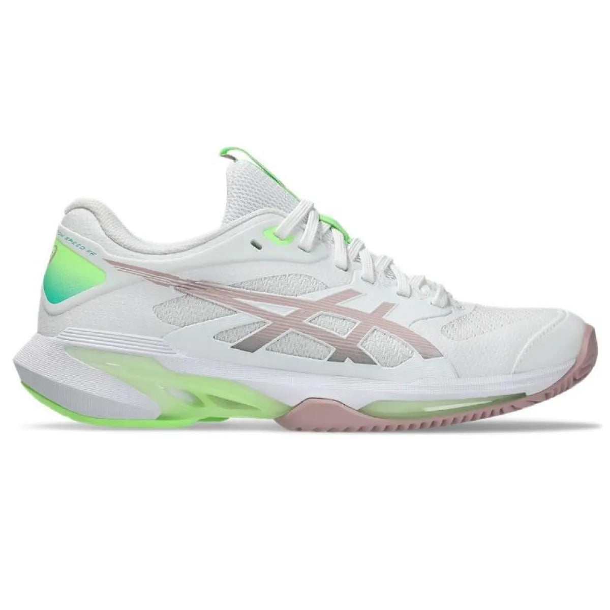 Zapatillas de Padel Asics Solution Speed Ff 4 Clay Blanco Rosa Morganita Mujer