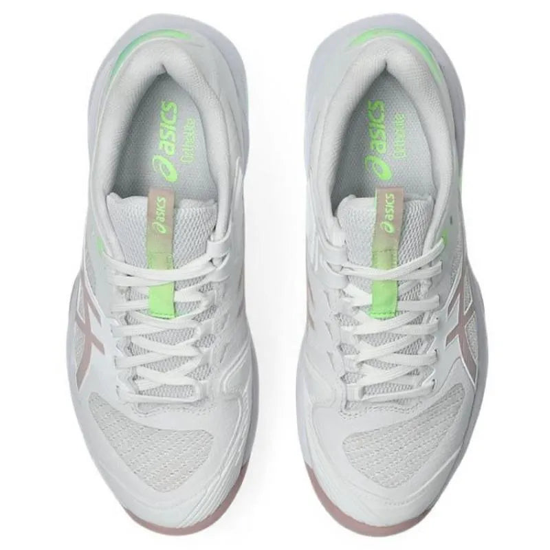 Zapatillas de Padel Asics Solution Speed Ff 4 Clay Blanco Rosa Morganita Mujer