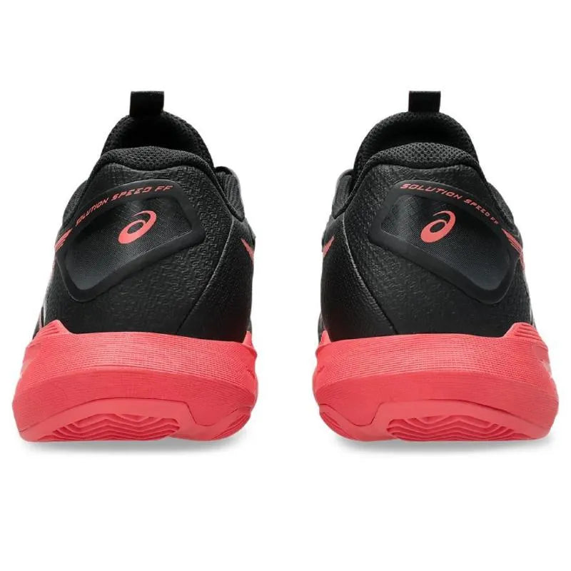 Zapatillas de Padel Asics Solution Speed Ff 4 Clay Negro Rojo Mujer