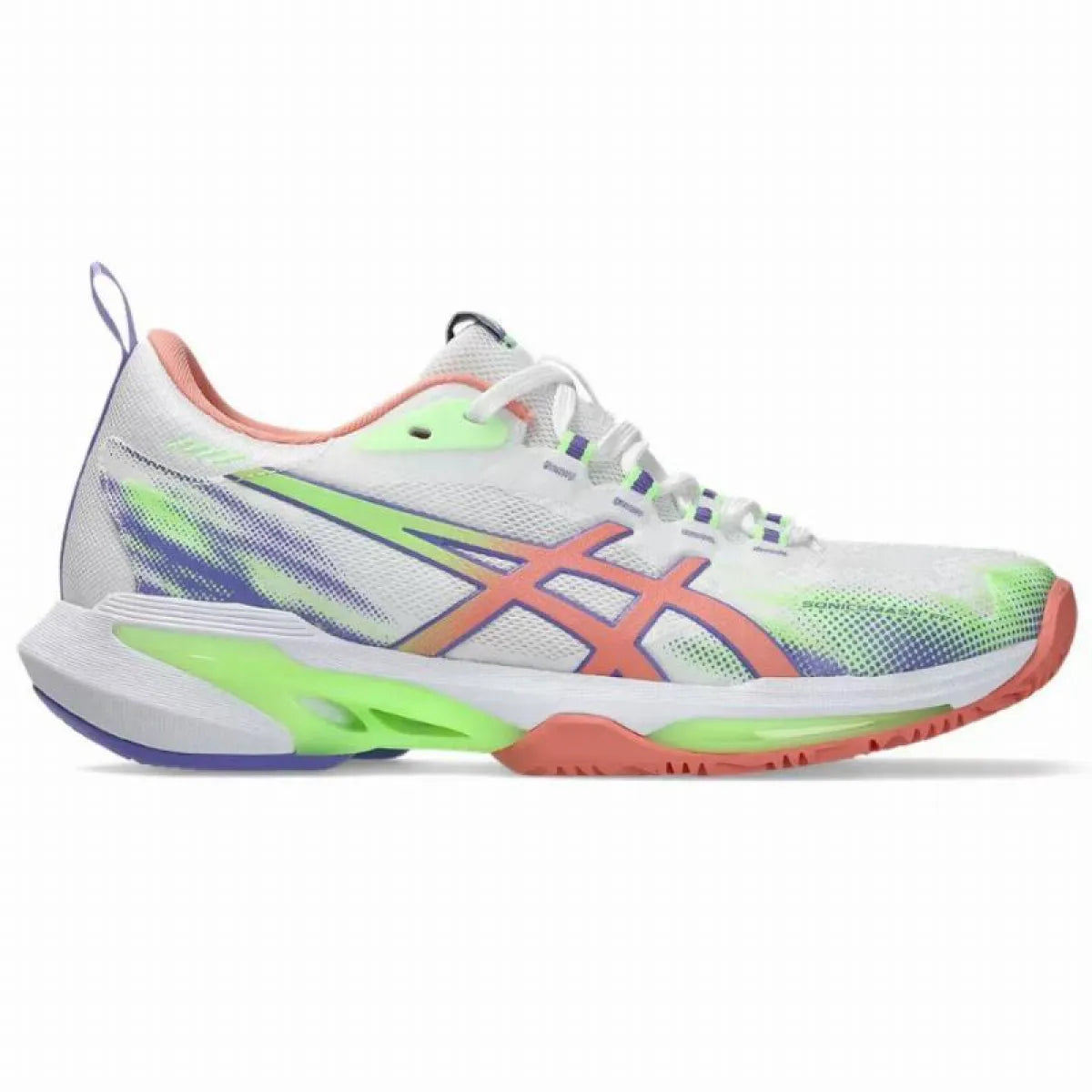 Zapatillas de Padel Asics Sonicsmash Ff Blanco Rosa Mujer