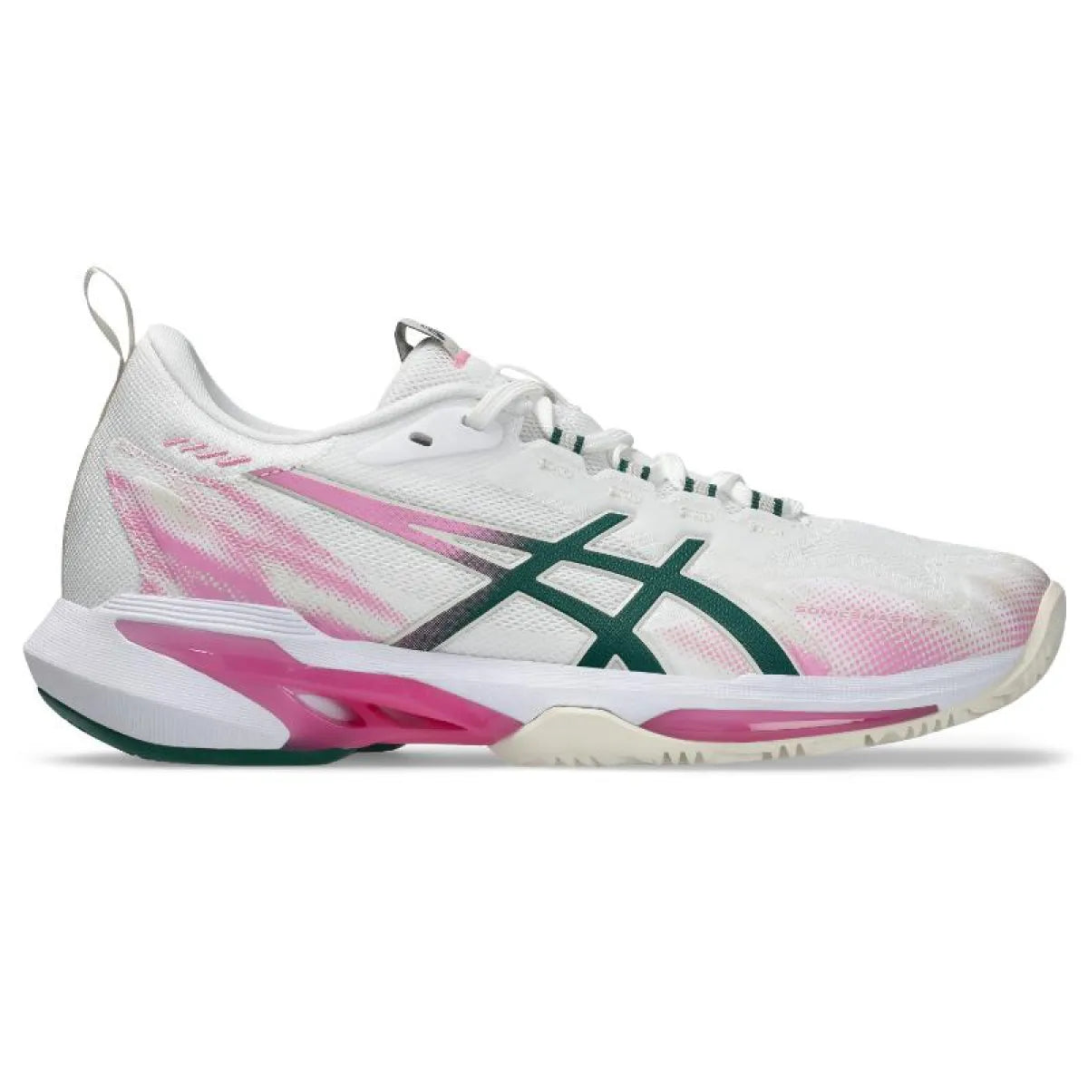 Zapatillas de Padel Asics Sonicsmash Ff Blanco Verde Mujer