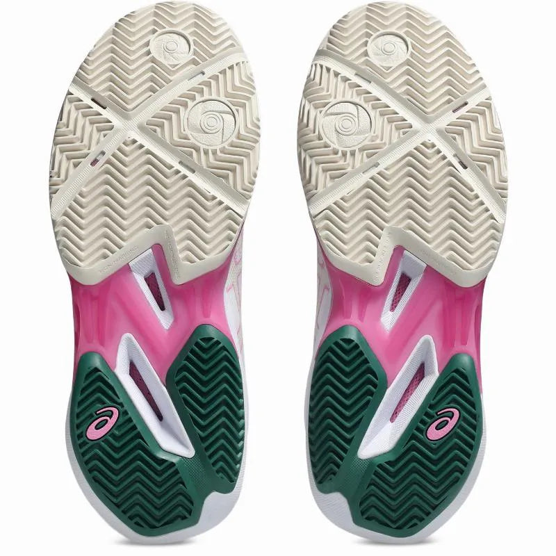 Zapatillas de Padel Asics Sonicsmash Ff Blanco Verde Mujer
