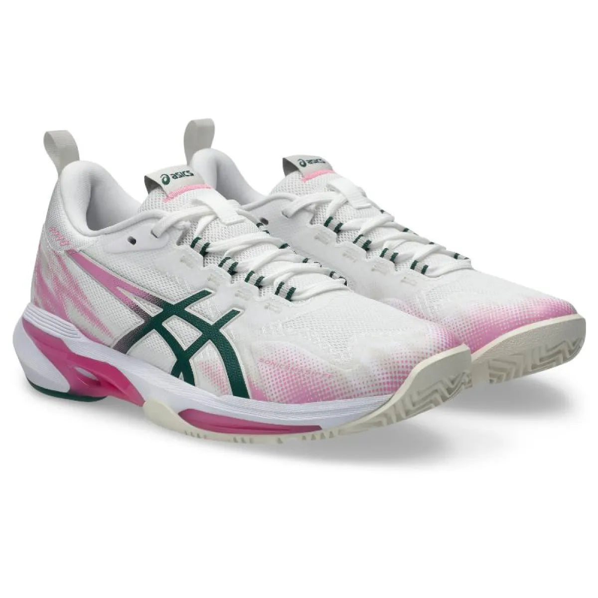 Zapatillas de Padel Asics Sonicsmash Ff Blanco Verde Mujer
