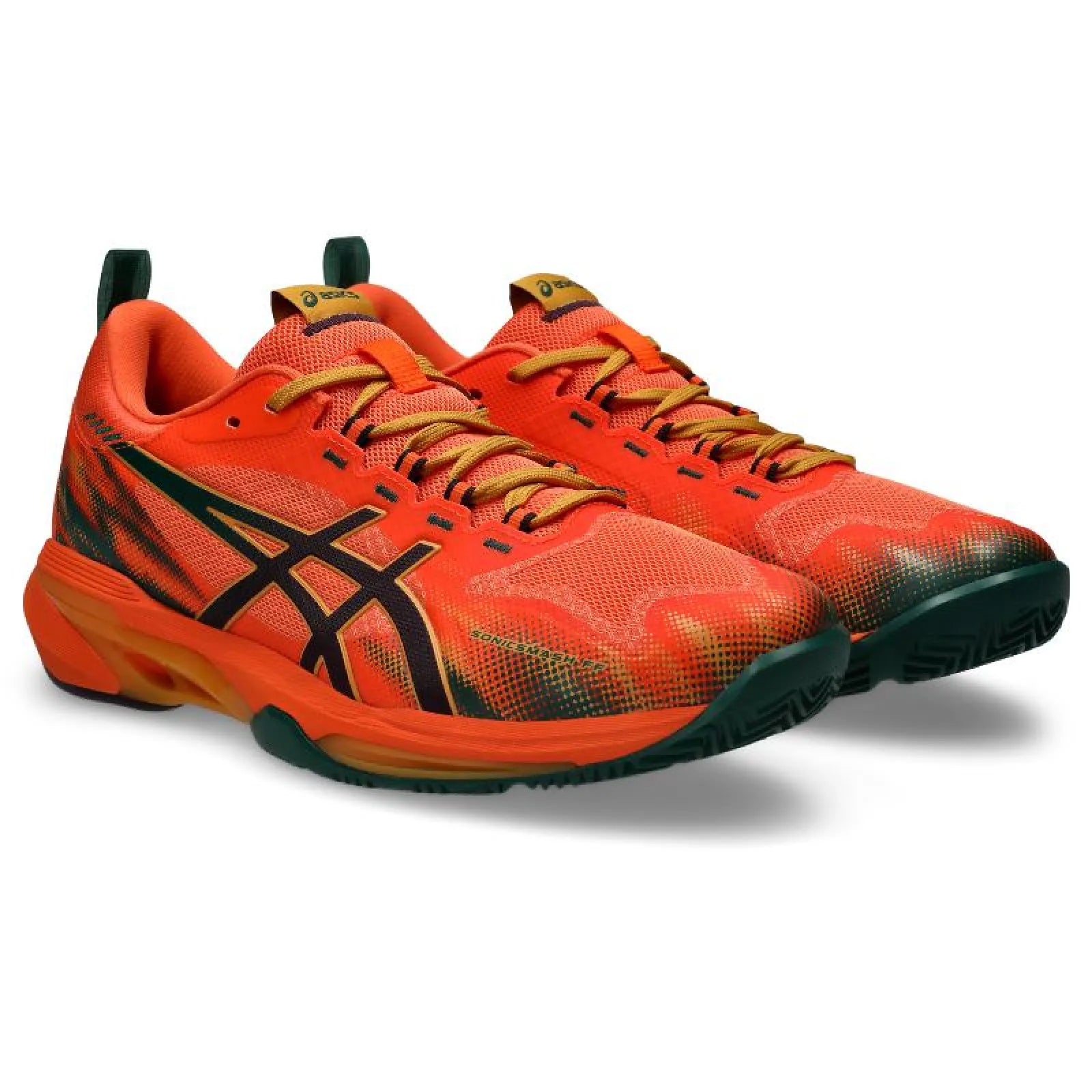 Zapatillas de Padel Asics Sonicsmash Ff Naranja Granate Oscuro