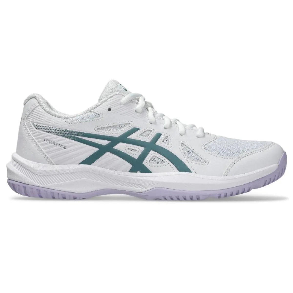Zapatillas de Padel Asics Upcourt 6 Blanco Verde Mujer